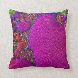 108-59 großes pinkfarbenes Blatt Kissen