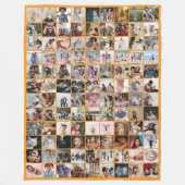 108 Fotocollage Einzigartig Personalisiert DIY Maß Fleecedecke (Vorderseite)