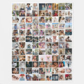 108 FotoCollage Einzigartige Personalisierte DIY-A Fleecedecke (Vorderseite)