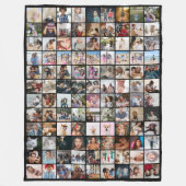 108 FotoCollage Einzigartige Personalisierte DIY-A Fleecedecke (Vorderseite)