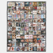 108 FotoCollage Einzigartige Personalisierte DIY-A Fleecedecke (Vorderseite)