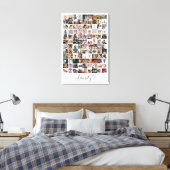 108 FotoCollage Einzigartige Personalisierte DIY-A Leinwanddruck (Insitu (Schlafzimmer))