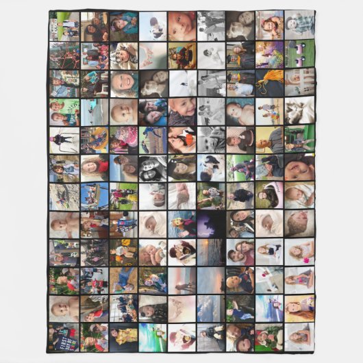 108 Fotos oder Ihre Bilder oder Zitate Alles Fleecedecke (Vorderseite)