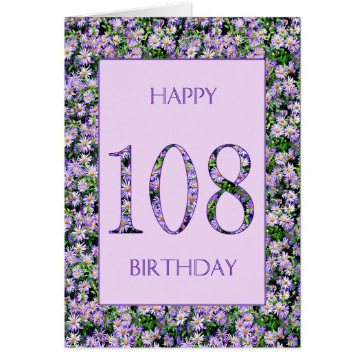 108. Geburtstag Lila Tageszeitung (Vorne)