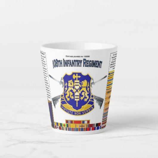 108. Infanterie-Regiment 15 oz Tasse (Vorderseite)