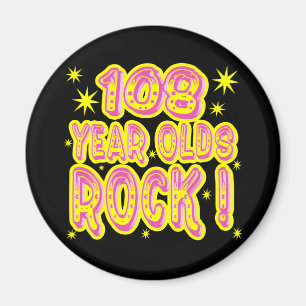 108 Jährige Felsen-! (Rosa) Magnet