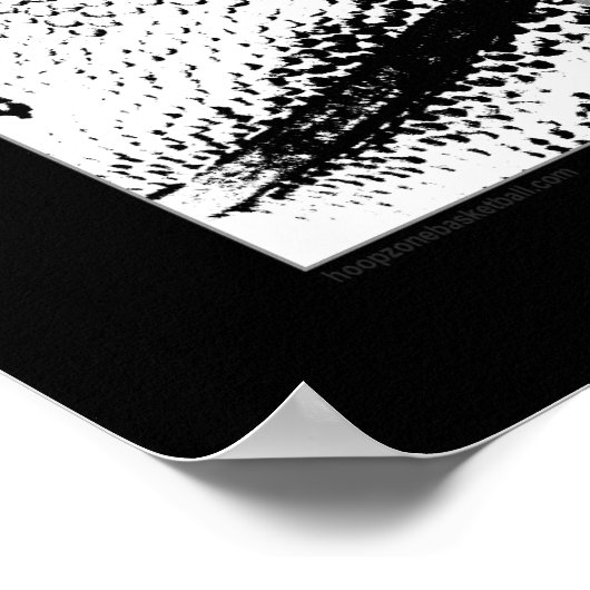 #108 (Matte) Basketball-Poster Poster (Ecke)