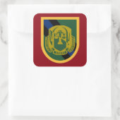 108. MILITÄRISCHE POLICE CO BERET FLASH/DUI STICKE QUADRATISCHER AUFKLEBER (Tasche)