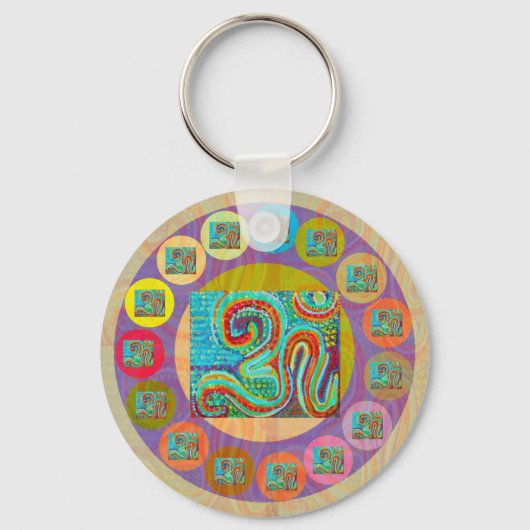 108 OM MANTRA für alle Schlüsselanhänger (Vorderseite)