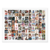 108 Photo Collage  Unique Personalized DIY Custom Fotodruck (Vorne)