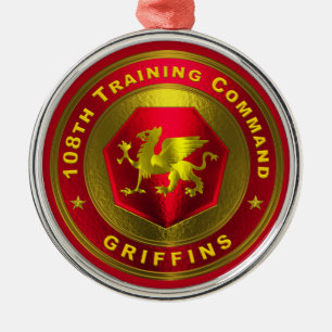 108. Trainingskommando Weihnachten Ornament Aus Metall