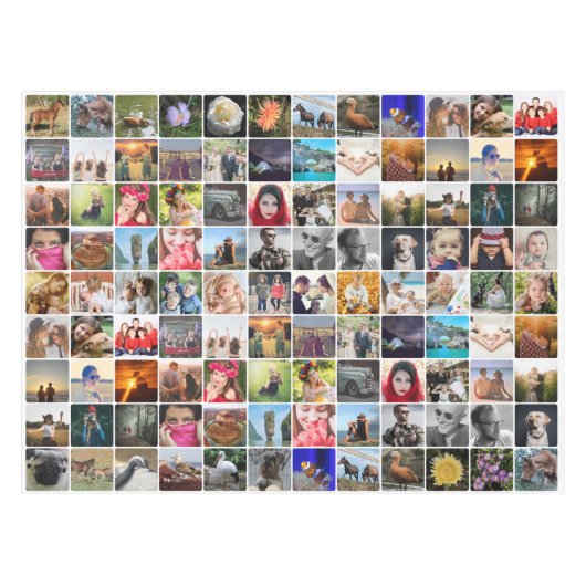 108 verschiedene Bilder hochladen Tischdecke (Vorderseite (Horizontal))