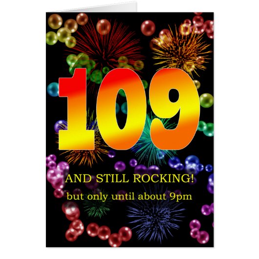 109. Geburtstag noch rocken (Vorne)