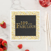 109 Geburtstag Serviette (Beispiel)