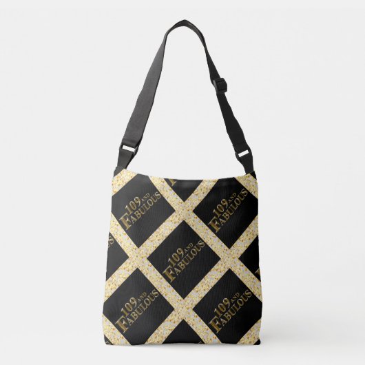 109 Geburtstag Tragetaschen Mit Langen Trägern (Vorderseite)