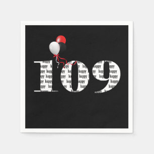 109. Geburtstagsballons Serviette