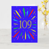 109. Geburtstagskarte Karte (Gelbe Blume)