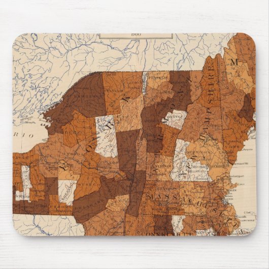 109 Typhus Fieber NY, NJ, New England Mousepad (Vorne)