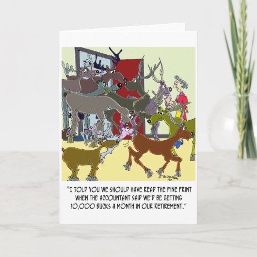 10.000 Dollars im Ruhestand Karte (Vorderseite)