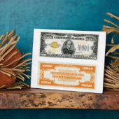 10.000 $ Gold Certificate Bank Note 1934 Fotoplatte (Seite)