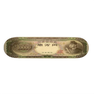 10.000 japanische Yen-Banknoten-Skateboard Pro Skateboard