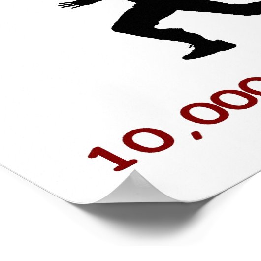 10.000 Stufen oder Pleiten Poster (Ecke)