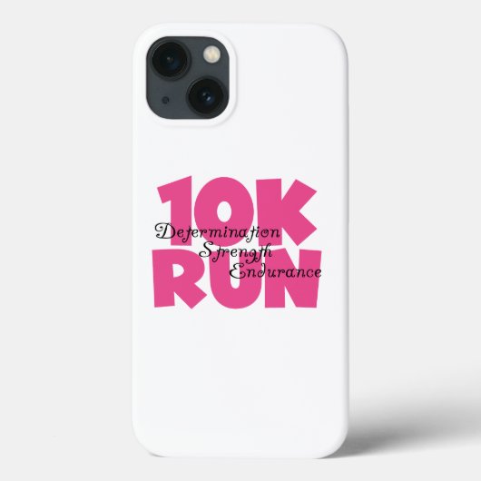10.00 Uhr Laufen rosa Sportlauf Case-Mate iPhone Hülle (Rückseite)