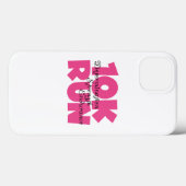 10.00 Uhr Laufen rosa Sportlauf Case-Mate iPhone Hülle (Rückseite (Horizontal))