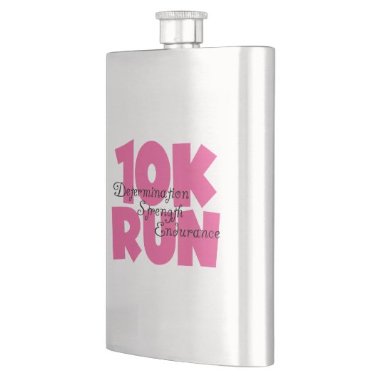 10.00 Uhr Laufen rosa Sportlauf Flachmann (Links)