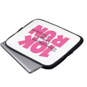 10.00 Uhr Laufen rosa Sportlauf Laptopschutzhülle (Vorne Knopf)