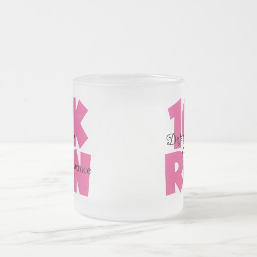 10.00 Uhr Laufen rosa Sportlauf Mattglastasse (Mittel)