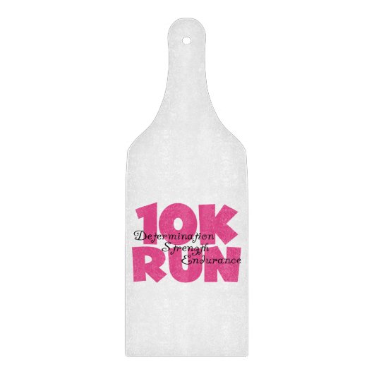 10.00 Uhr Laufen rosa Sportlauf Schneidebrett (Vorderseite)