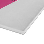 10.00 Uhr Laufen rosa Sportlauf Schneidebrett (Ecke)