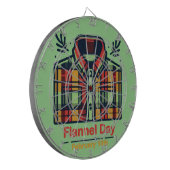 10.02. - Flannel Day Dartscheibe (Vorderseite Links)