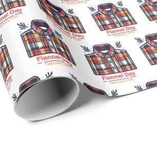 10.02. - Flannel Day Geschenkpapier