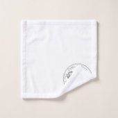 10.11.20.25.70. Heart zum Jahrestag der Hochzeit Badhandtuch Set (Waschlappen)