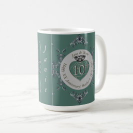 10./11./20./25./70./ Hochzeiten Kaffeetasse