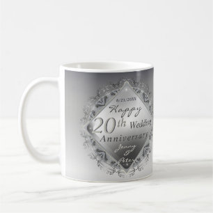 10.11.20.25.70. Hochzeitstag  Kaffeetasse