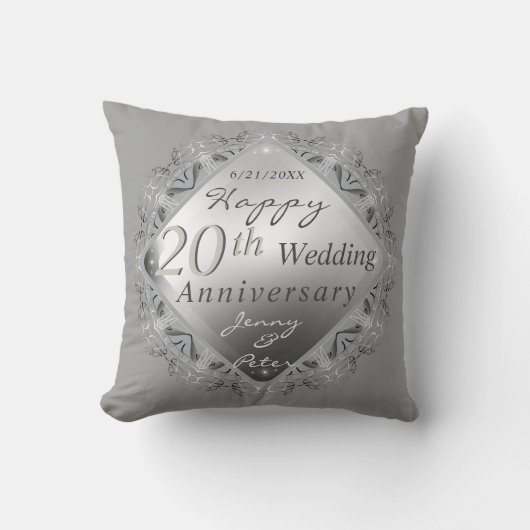 10.11.20,25.,70. HochzeitstagKissen Kissen (Vorderseite)