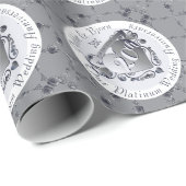 10.11.20.25.70. Jahrestag der Hochzeit Geschenkpapier (Rolleneckpunkt)