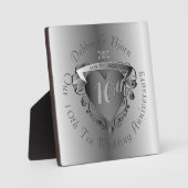 10.11.20.25. Hochzeitliches Jubiläum Fotoplatte (Vorderseite)