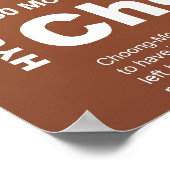 10-11 Empfohlenes Schwarzgürtel Do-jang-Poster Poster (Ecke)