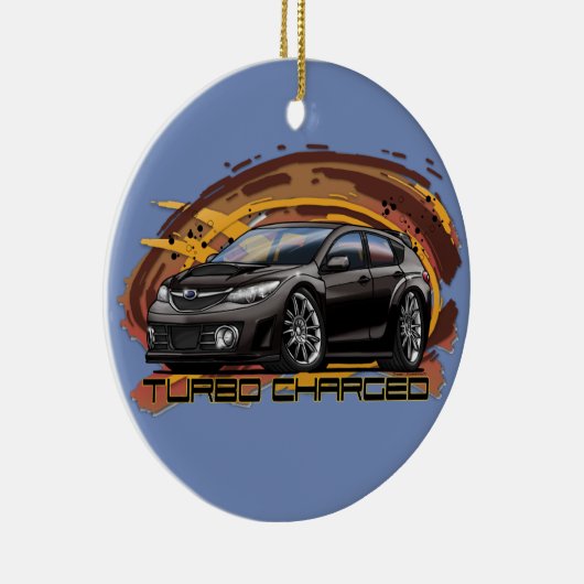 10-13 schwarze WRX Verzierung Keramikornament (Rechts)