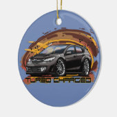 10-13 schwarze WRX Verzierung Keramikornament (Links)