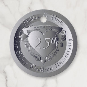 10.20.25.70. Hochzeitliches Jubiläum Geschenkanhänger