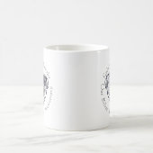 10., 20., 25. Hochzeitstag, 3D-Herz-Emblem Kaffeetasse (Mittel)