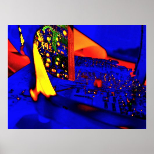 10^23 Red Blue Poster (Vorne)