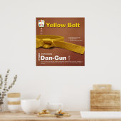 10-2 Gelbe Gürtel Do-jang-Poster Poster (Küche)