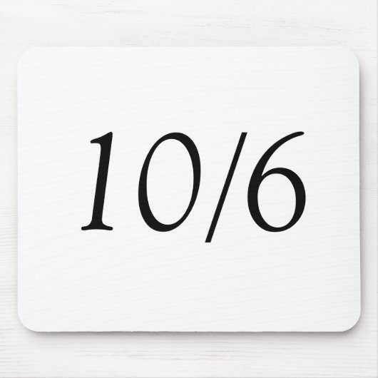 10/6 MOUSEPAD (Vorne)