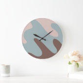 10,75" Abstrakte Gemusterte Rundflansche Große Wanduhr (Zuhause)